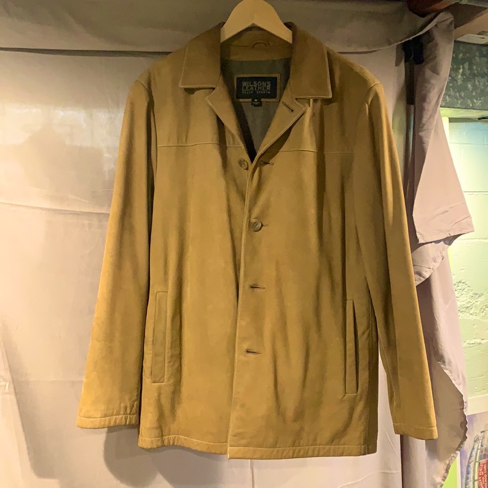Wilson leather coat.
